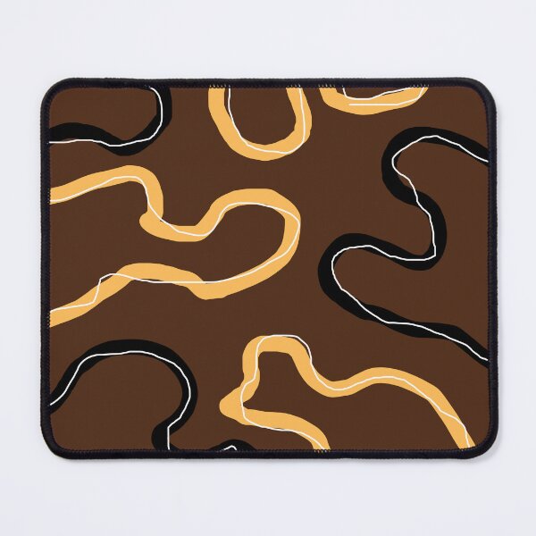 Item preview, Abstract Swirl Drawing Brown designed and sold by noiramcreates.