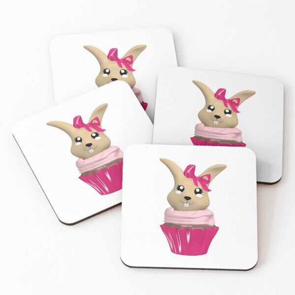 Item preview, Cute Kawaii Bunny Cupcake In Pink designed and sold by CreativeCranium.