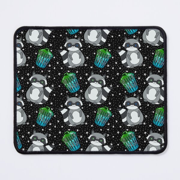 Item preview, Heller trash raccoon repeating print designed and sold by spottedhound.