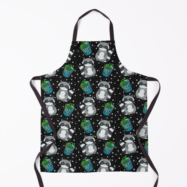 Item preview, Heller trash raccoon repeating print designed and sold by spottedhound.