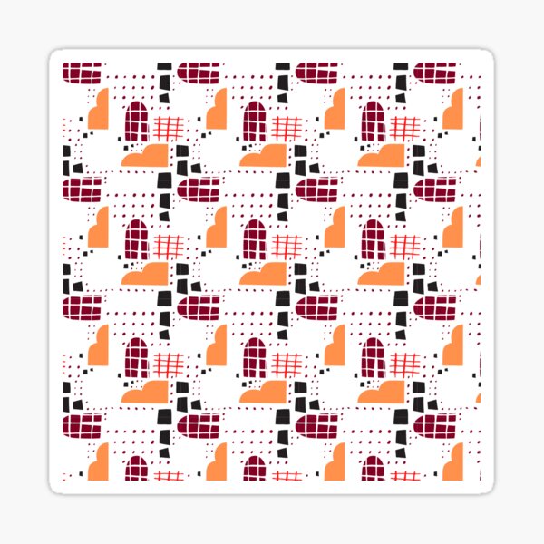 Item preview, Playful Geometry Pattern designed and sold by noiramcreates.