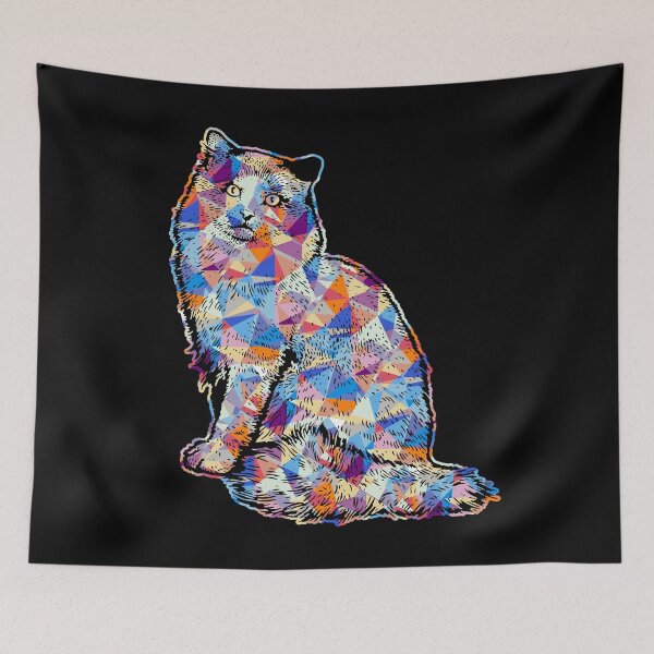Item preview, Cool And Awesome Ragdoll Cat Geometric designed and sold by UnknownArtistt.