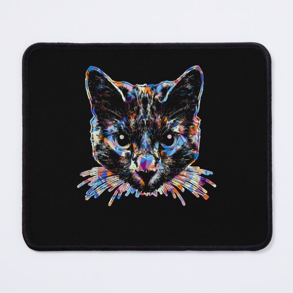 Item preview, Cool And Awesome Russian Blue Cat Geometric designed and sold by UnknownArtistt.