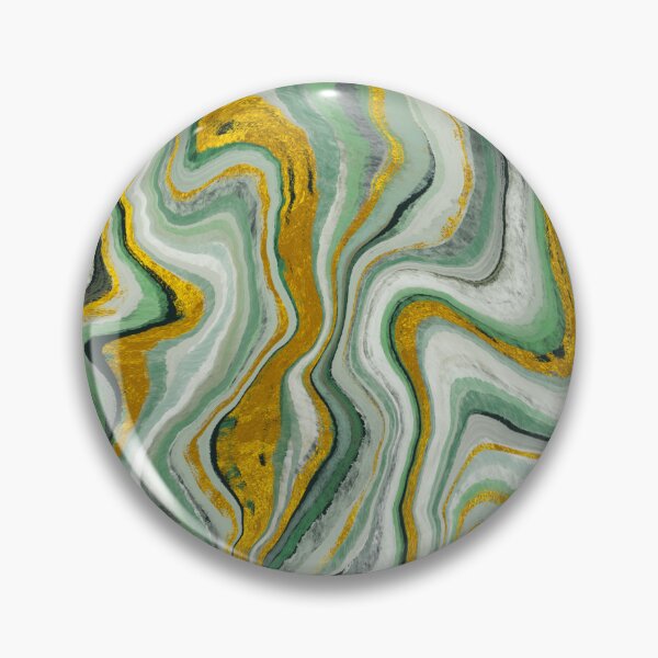 Item preview, Marbleized Geode Green designed and sold by noiramcreates.