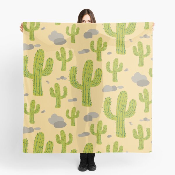 yellow desert back ground Saguaro Cactus - We grow when things are hard Scarf