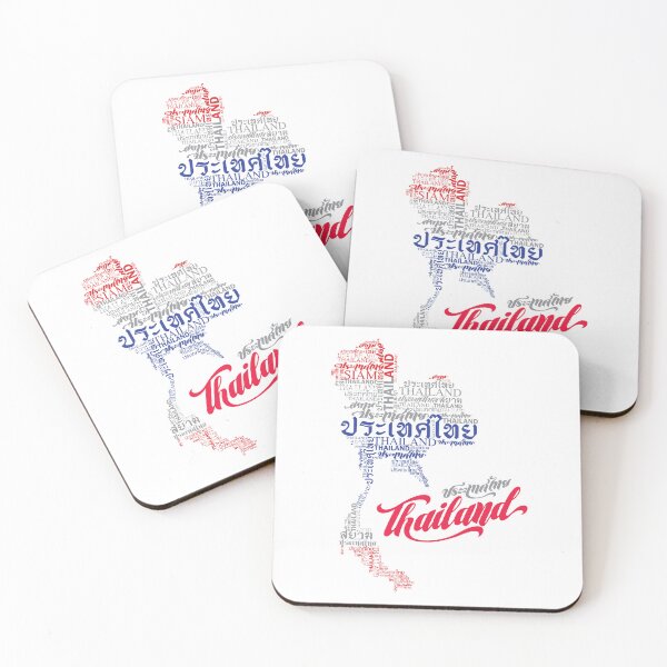 Item preview, thailand map : typography art designed and sold by unclenut.