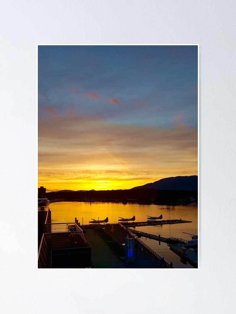 "Seaplanes in Vancouver harbor" Poster for Sale by Hanna-Mavi | Redbubble