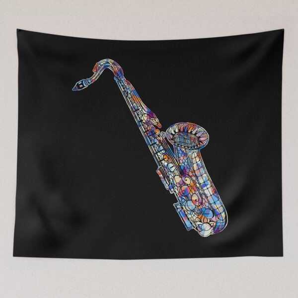 Item preview, Cool And Awesome Saxophone Geometric designed and sold by UnknownArtistt.