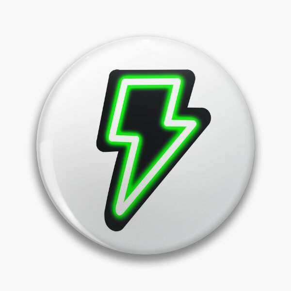Item preview, Neon Green Lightning Bolt designed and sold by CalliesArt.