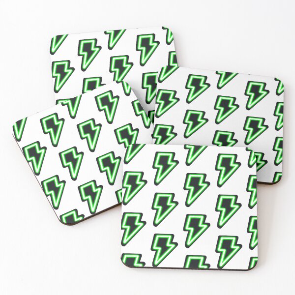 Item preview, Neon Green Lightning Bolt designed and sold by CalliesArt.