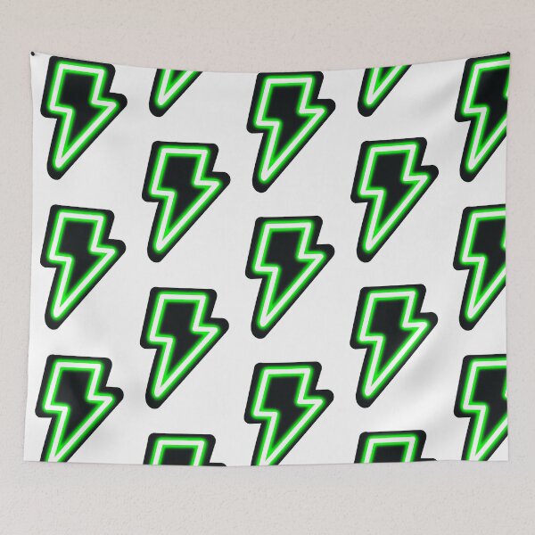 Item preview, Neon Green Lightning Bolt designed and sold by CalliesArt.