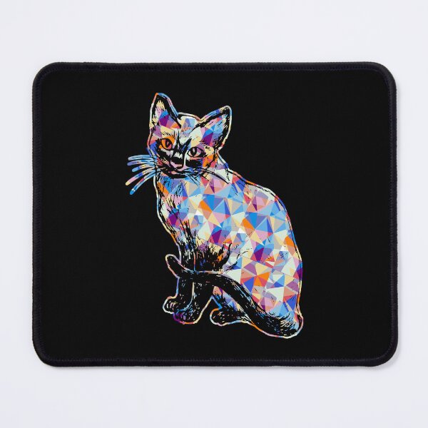 Item preview, Cool And Awesome Siamese Cat Geometric designed and sold by UnknownArtistt.