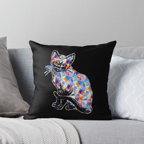 Item preview, Cool And Awesome Siamese Cat Geometric designed and sold by UnknownArtistt.