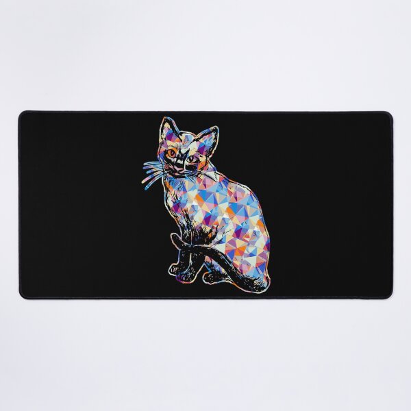 Item preview, Cool And Awesome Siamese Cat Geometric designed and sold by UnknownArtistt.