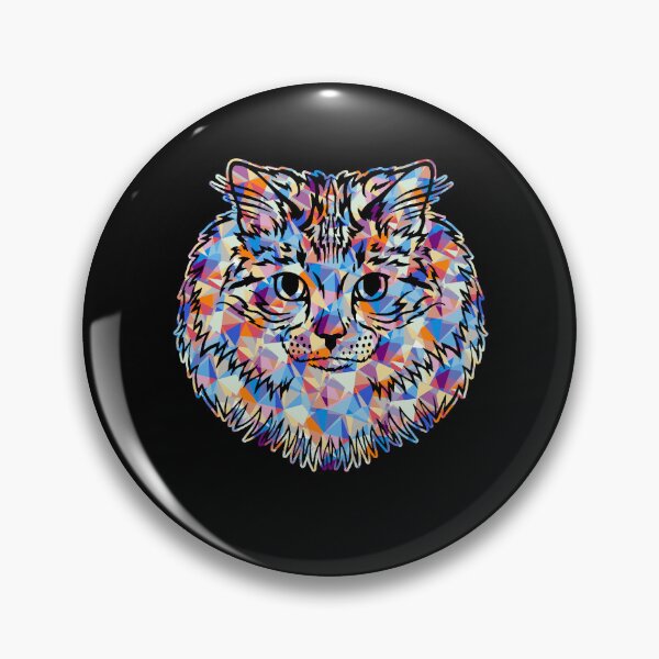 Item preview, Cool And Awesome Siberian Cat Geometric designed and sold by UnknownArtistt.