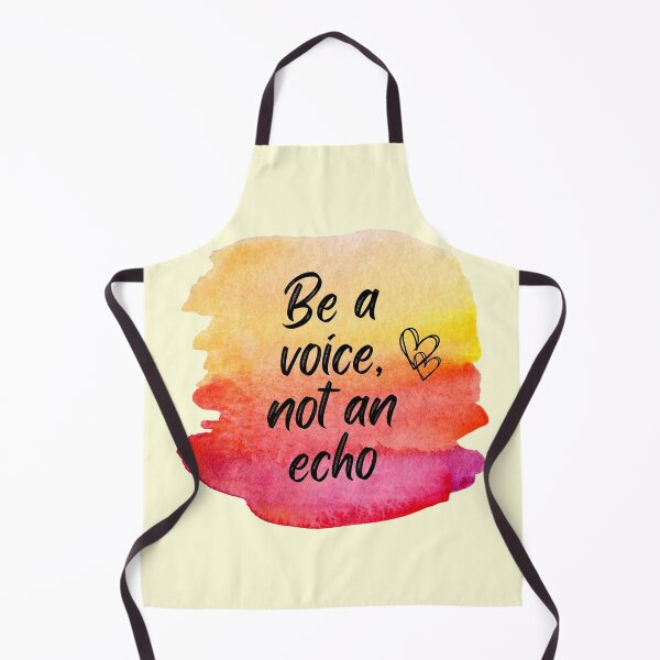 Item preview, Be A Voice Not An Echo Inspirational Motivational Quote | Summer Vibes Watercolour: designed and sold by LifeAndWonder.