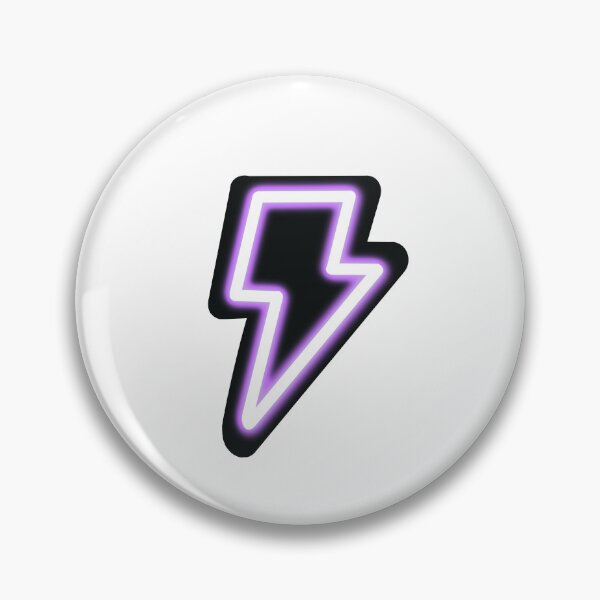 Item preview, Neon Purple Lightning Bolt  designed and sold by CalliesArt.