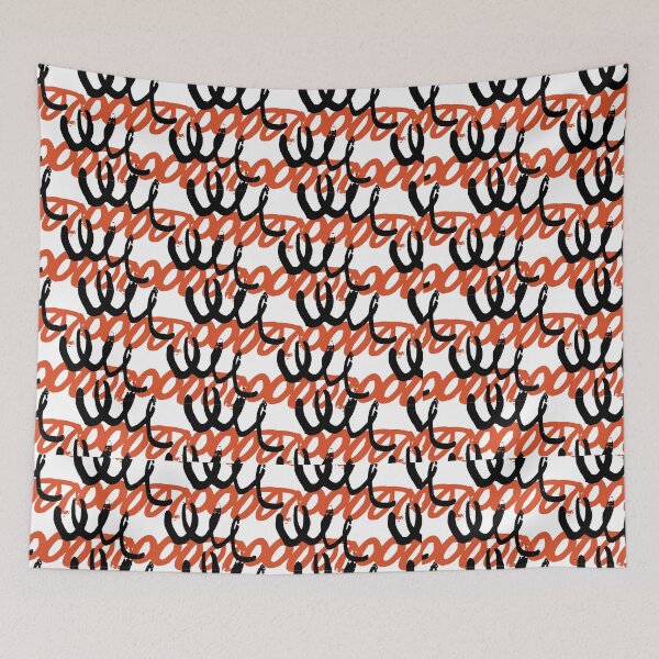 Item preview, Hand Drawn Loops Pattern designed and sold by noiramcreates.