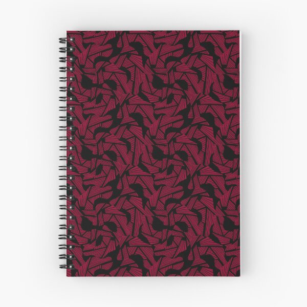 Item preview, Geometric Stripes Dark Red designed and sold by noiramcreates.