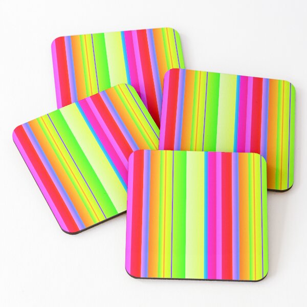 Item preview, Vivid colors striped | asymmetrical vivid colour striped designed and sold by lausn.