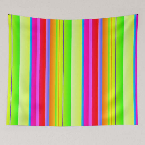 Item preview, Vivid colors striped | asymmetrical vivid colour striped designed and sold by lausn.