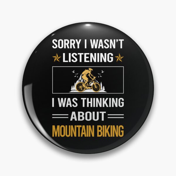 Item preview, Funny Listening Mountain Biking Mtb Classic T-Shirt designed and sold by srobinnx.