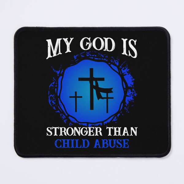 Item preview, God Child Abuse Prevention Month Religion Blue Ribbon April  designed and sold by AmberCald87981.