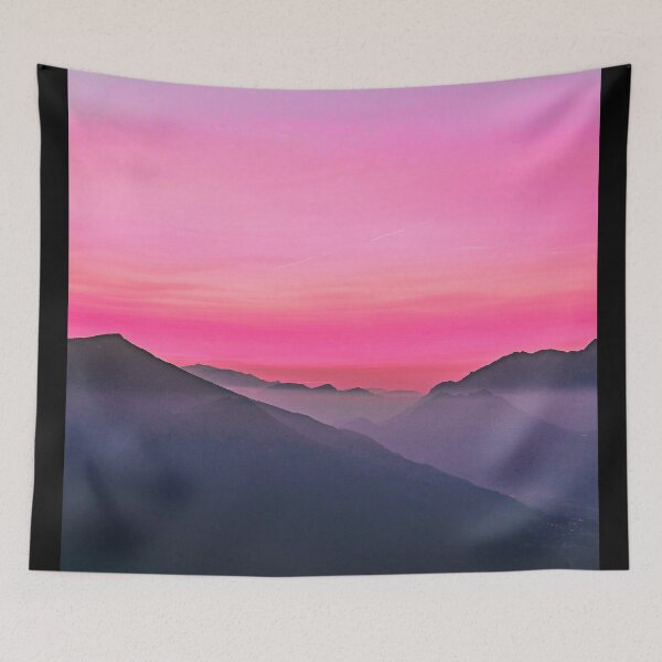 Item preview,  Pink Sunset Sky at Mountain  designed and sold by Tamas Das.