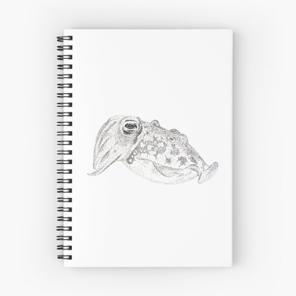 Item preview, Red cuttlefish ink drawing - Sepia mestus designed and sold by John Turnbull.