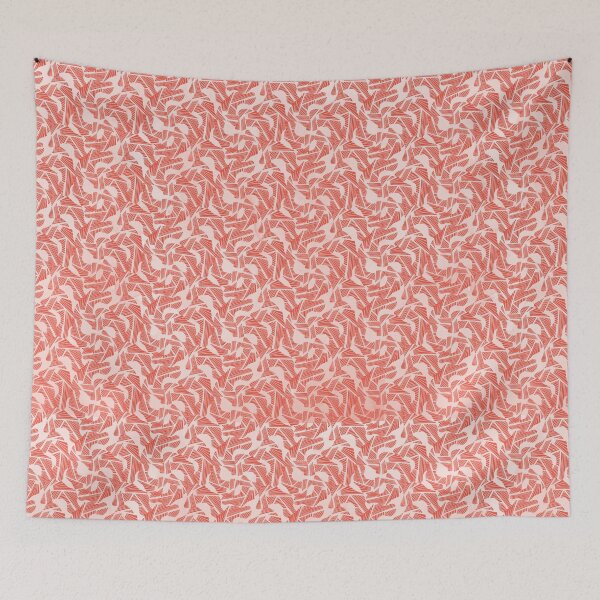 Item preview, Geometric Stripes Soft Red designed and sold by noiramcreates.