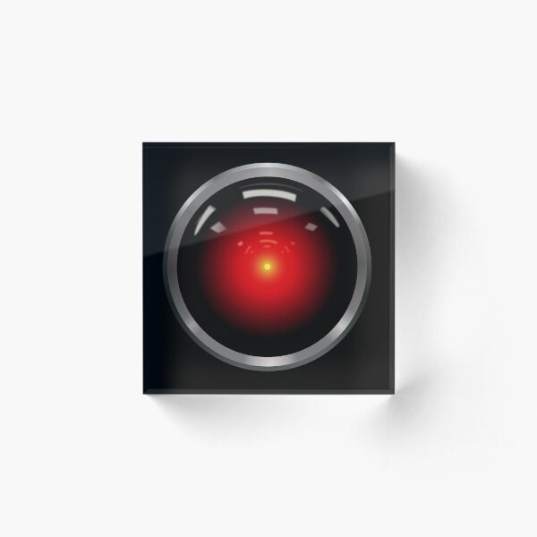 Hal 9000 Acrylic Block
