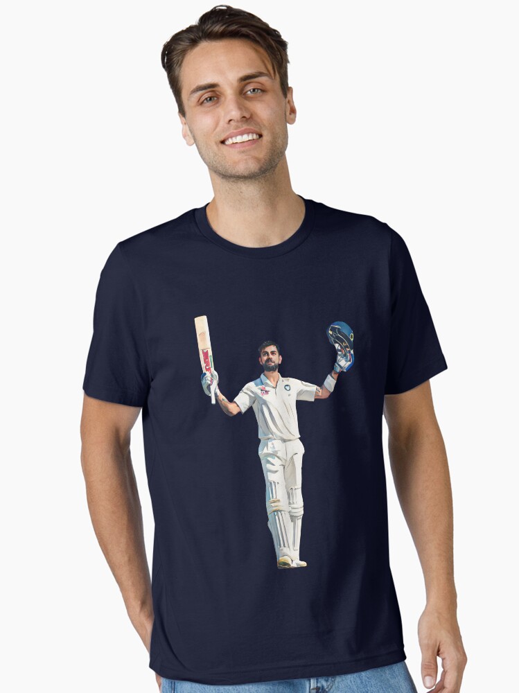 Cricket T-Shirt Batsman Batting Test Match Tee Cricket T-Shirt Batsman Batting Test Match Tee