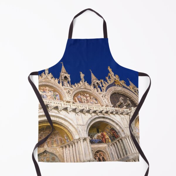 Item preview, Venice Italy Night Magic - Saint Mark Basilica di San Marco Royal Blue Sky designed and sold by Georgia Mizuleva.