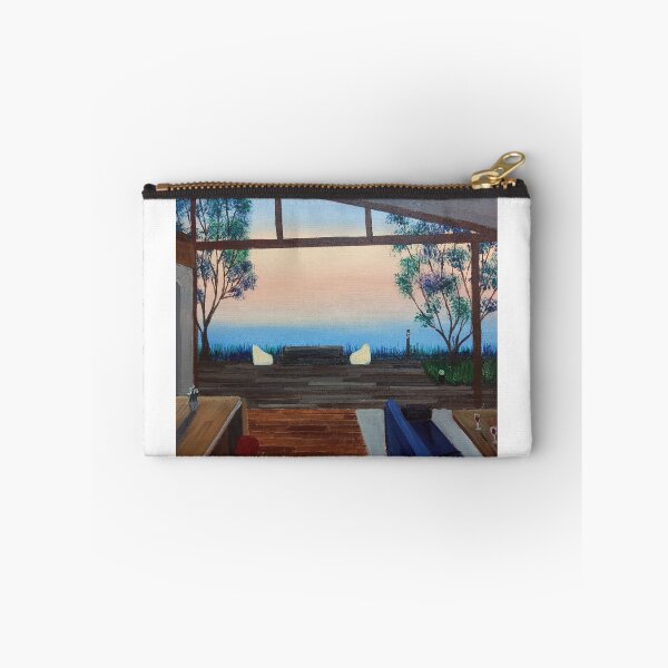 Item preview, Summer Sunsets at the Wooden Lake House designed and sold by LinaPark-Art.