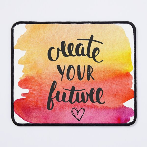 Item preview, Create Your Future Inspirational Motivational Quote | Summer Vibes Watercolour: designed and sold by LifeAndWonder.