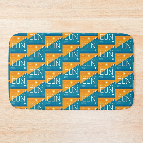 Item preview, Cancun CUN - Luggage Tag Airport Cancun Throw Pillow designed and sold by Cockpitstore.