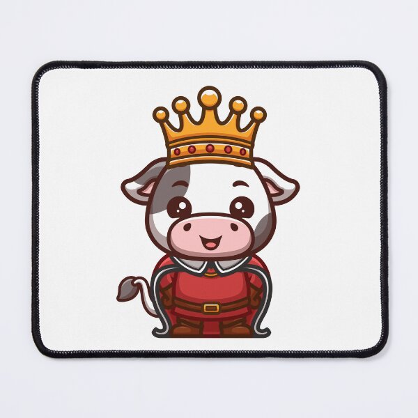Item preview, Cow King Cute Cartoon designed and sold by GumregaStudio.