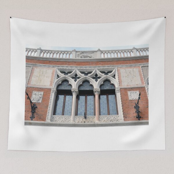 Item preview, Building facade from Venice with arched windows and columns designed and sold by oanaunciuleanu.