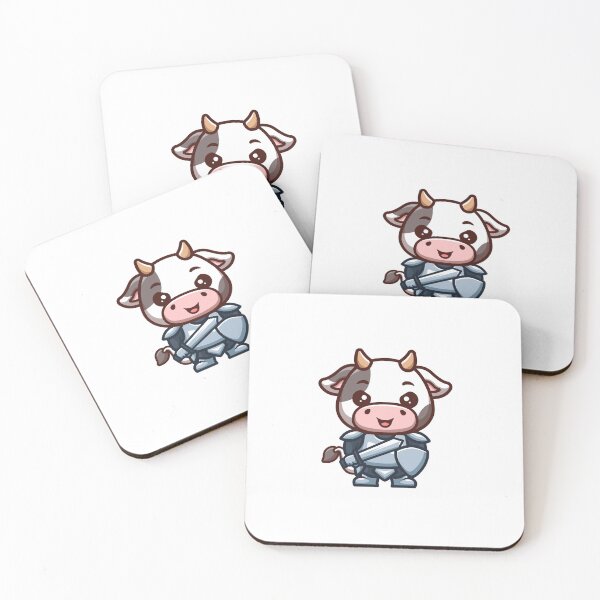 Item preview, Cow Knight Cute Cartoon designed and sold by GumregaStudio.