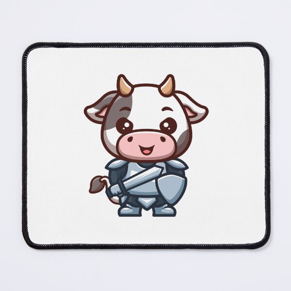 Item preview, Cow Knight Cute Cartoon designed and sold by GumregaStudio.