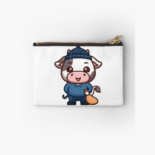Item preview, Cow Thief Cute Cartoon designed and sold by GumregaStudio.