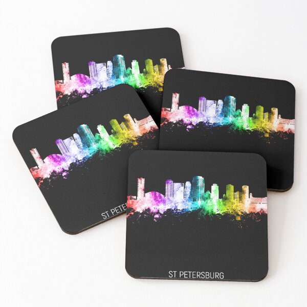 Item preview, St Petersburg Florida Skyline designed and sold by ArtPrints.