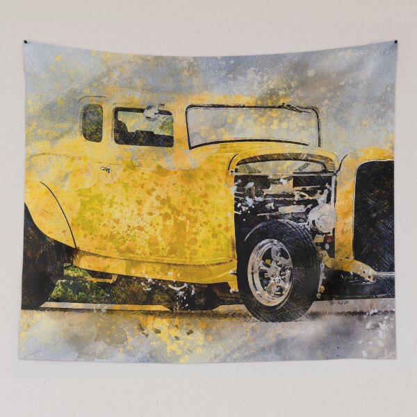 Item preview, Classic Car Watercolor and Pencil Sketch designed and sold by Steven Jodoin.