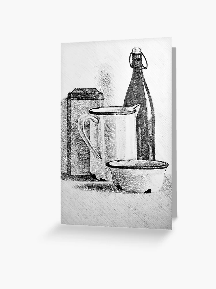 How to Draw A Still Life : Drawing Utensils & Dishes