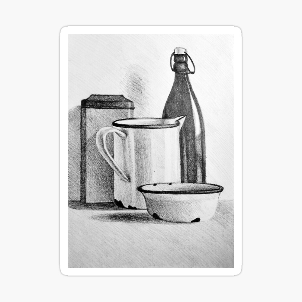 How to Draw A Still Life : Drawing Utensils & Dishes