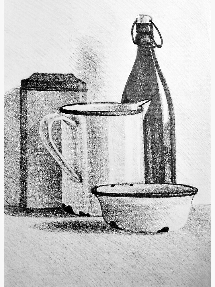 Utensils Pencil Drawing Easy Still Life Drawing Of Kitchen Utensils ...