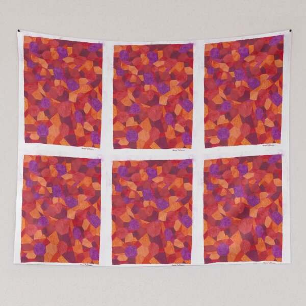 Item preview, Geometric Abstract: Warm Tertiary Colors designed and sold by Caseymakesart.