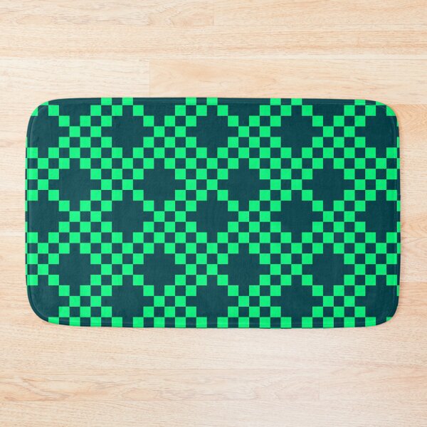Item preview, Dark Blue and Green Weave Pattern designed and sold by rsty11.