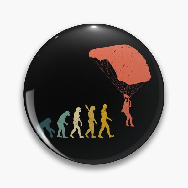 Item preview, Sky Diving Parachuting Funny Evolution of Man designed and sold by rafaeltto.