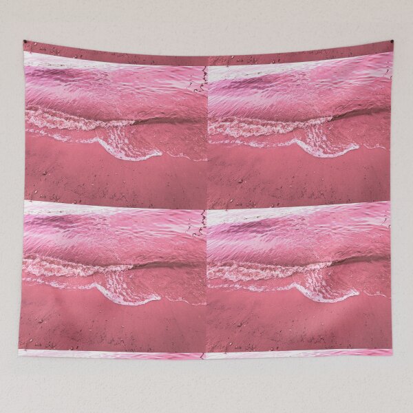 Aperçu de l'œuvre Vagues roses esthétiques créée et vendue par arfff.